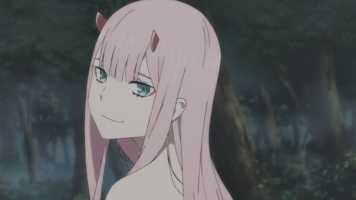 a picture of Zero Two from Darling in the Franxx